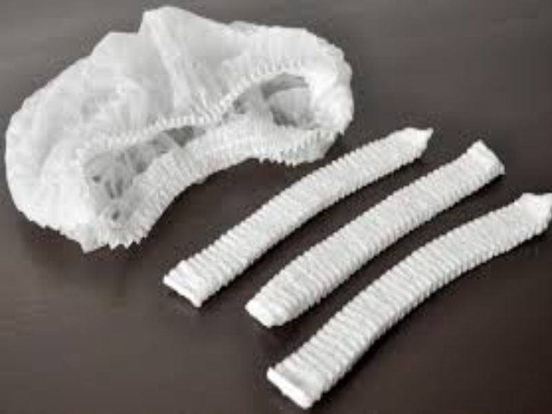 Bouffant Caps (Cook Caps) White 18" eco-friendly food packaging wholesale Goa - EcoZen Packaging