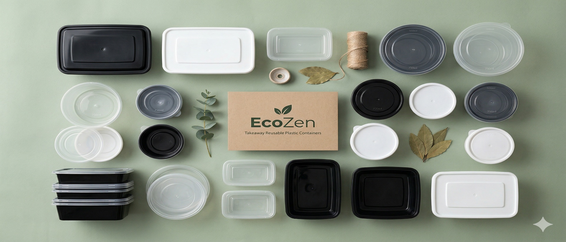 Takeaway Plastic Reusable Containers